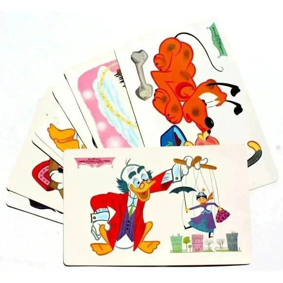 Disney Other - RARE Set 8 Original 1961 Walt Disney Ludwig Von Drake & Mary Poppins PLACEMATS